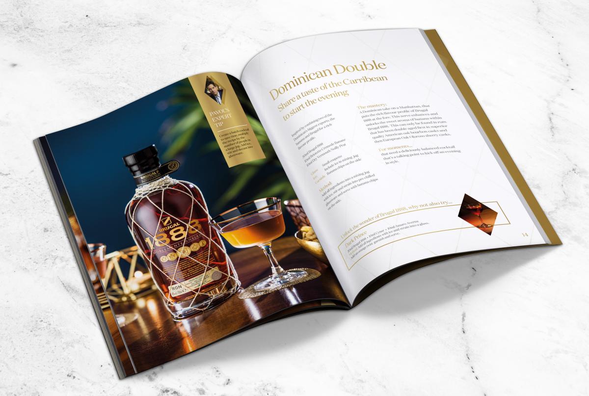 Brugal Home Bartending Cocktail book