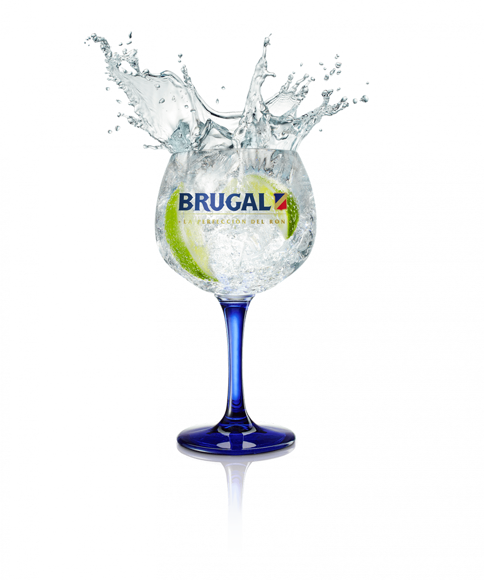Brugal Blanco Supremo Tonic and Lime