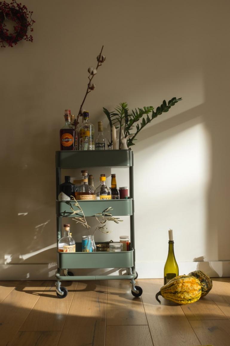 Bar cart living room bar ideas